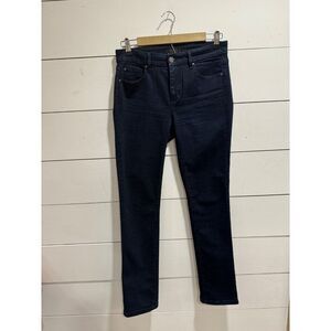 Ann Taylor Straight Jeans Dark Wash Sz 4